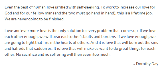 dorothy day quote