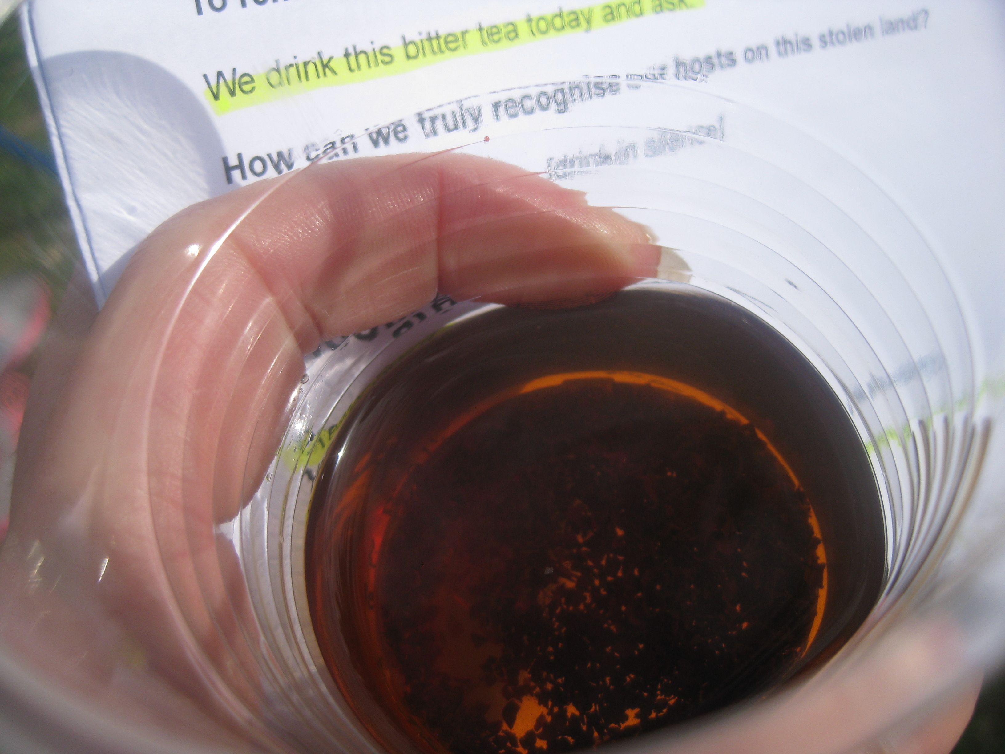 Indigenous Hospitality House IHH Healing Rites walk 2017 tea