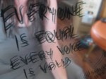 everyone is equal, every voice is&nbsp;valid