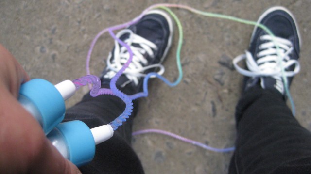 rainbow skipping rope