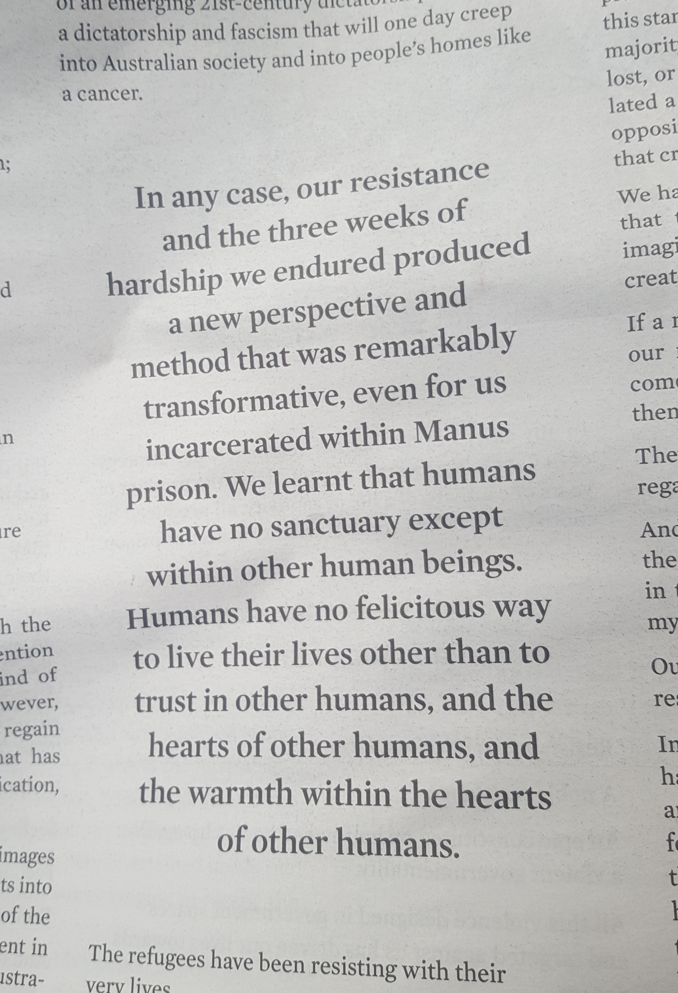 all we don't know exhibition fortyfivedownstairs melbourne August 2018 refugees Nauru files