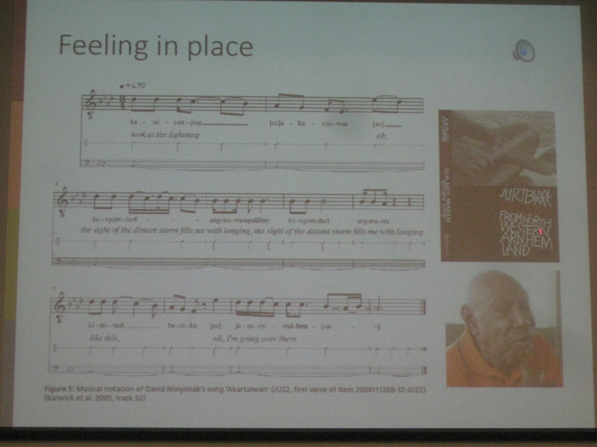 Waving to the other side: language of poetry in indigenous Australian song Nick Evans University of Melbourne 2018 feeling in place