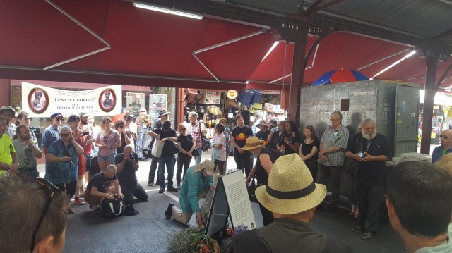 buried below Queen Vic Markets