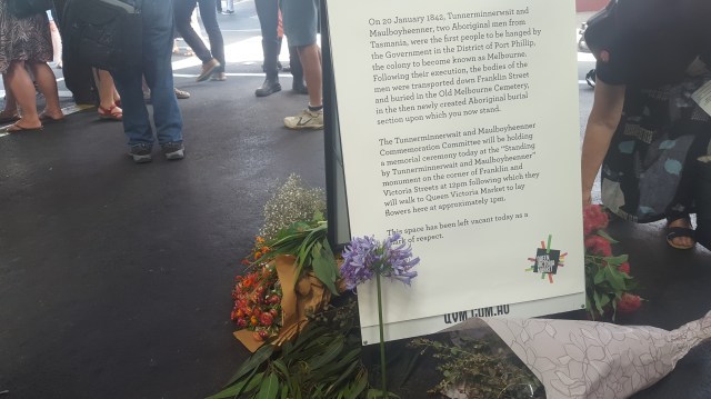 Tunnerminnerwait and Maulboyheener execution of freedom fighters Melbourne monument Australian colonial history First Nations Freedom Fighters day