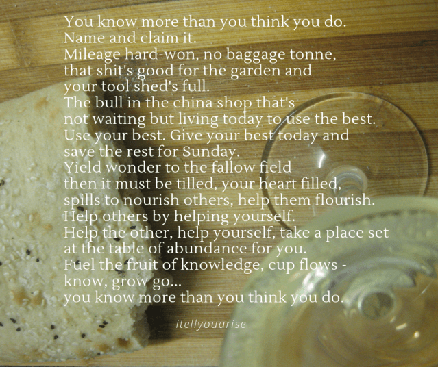 you know more than you think you do