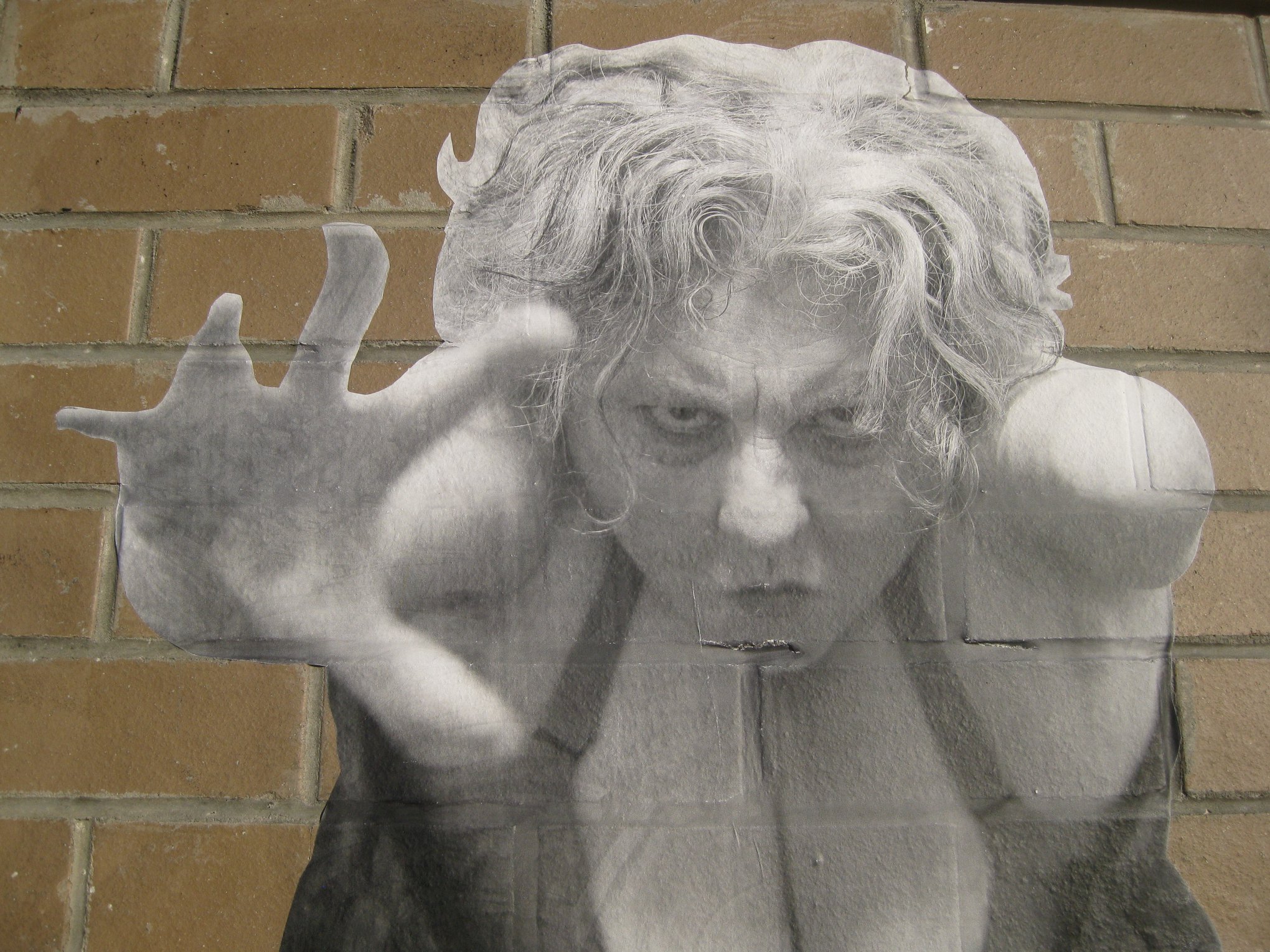 Footscray disability pride wall paste ups