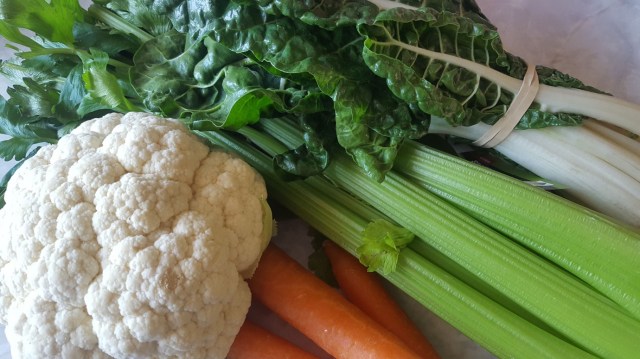 veg fresh vegetables cauliflower carrots celery silverbeet